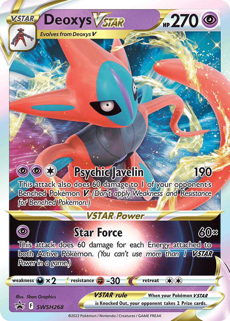 Deoxys VSTAR SWSH Black Star Promos