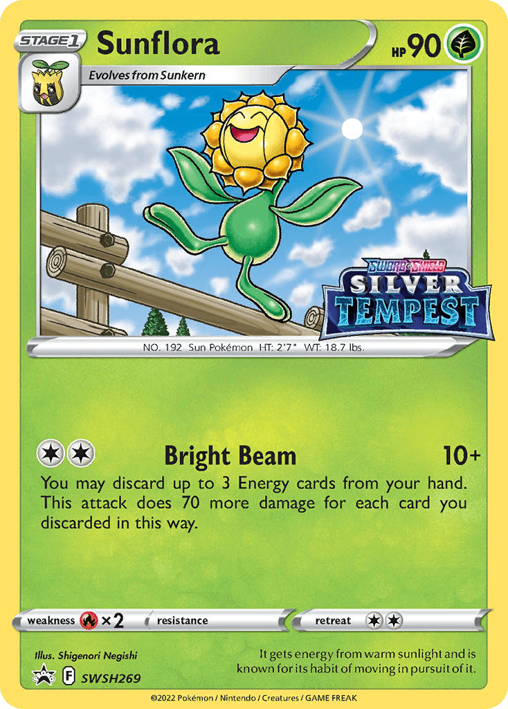 Sunflora SWSH Black Star Promos