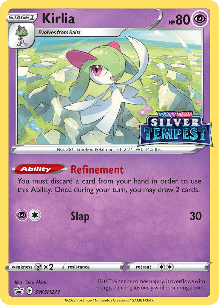 Kirlia SWSH Black Star Promos