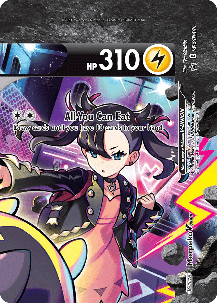 Morpeko V-UNION SWSH Black Star Promos