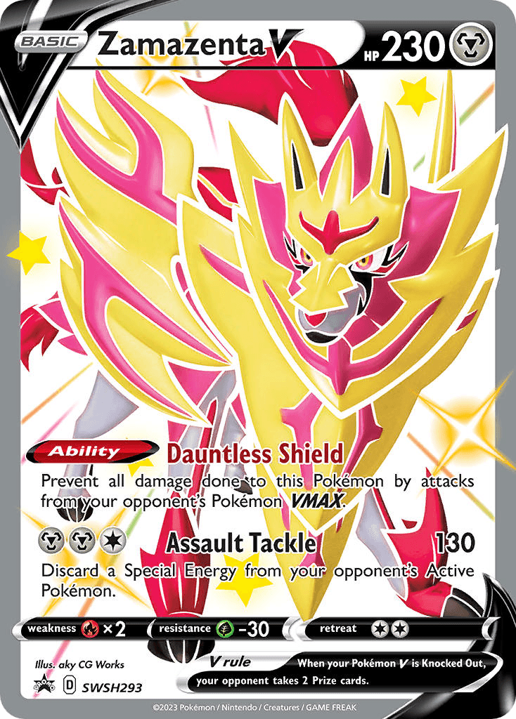 Zamazenta V SWSH Black Star Promos