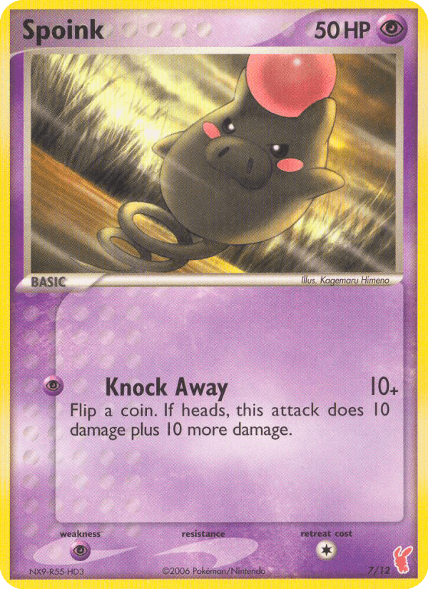 Spoink EX Trainer Kit 2 Plusle