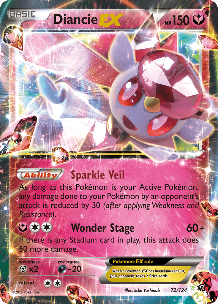 Diancie-EX Fates Collide