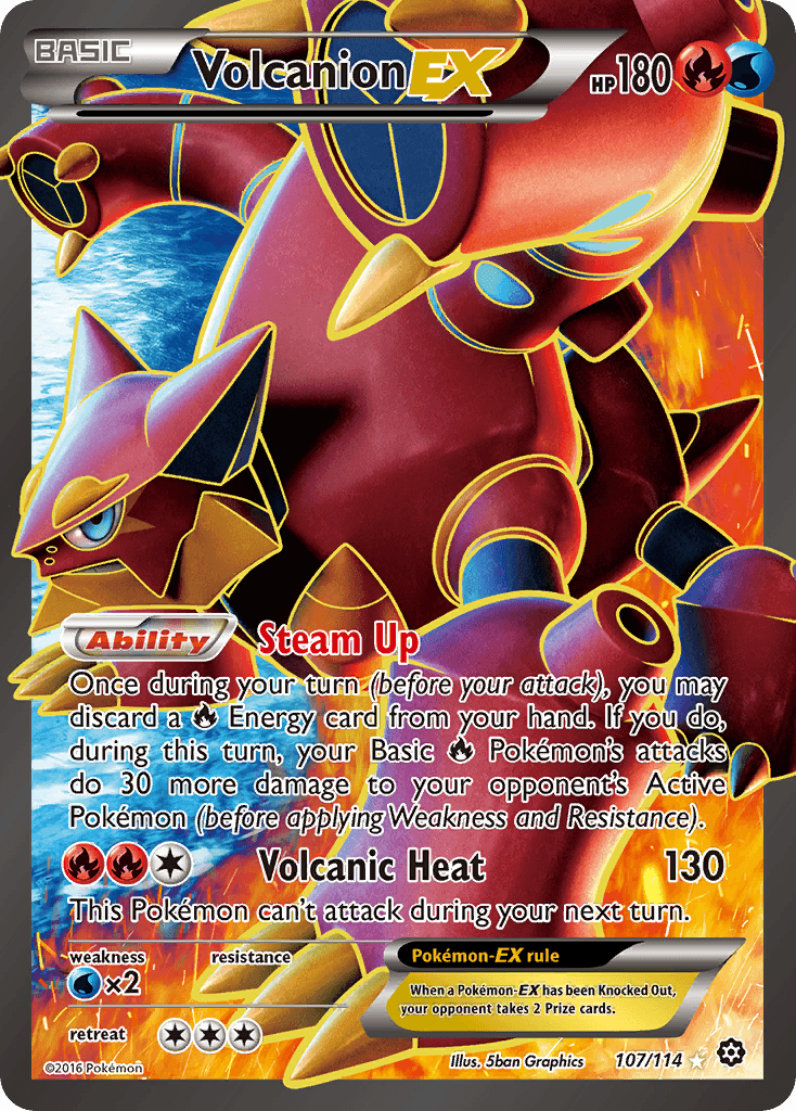 Volcanion-EX Steam Siege