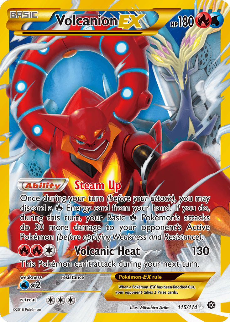 Volcanion-EX Steam Siege