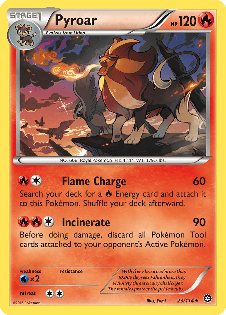 Pyroar Steam Siege