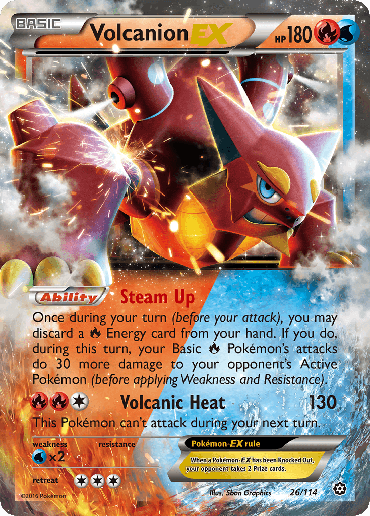 Volcanion-EX Steam Siege