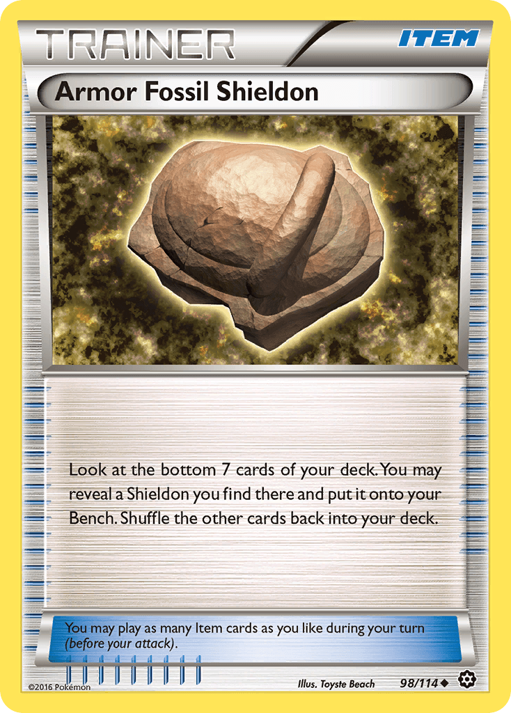 Armor Fossil Shieldon Steam Siege