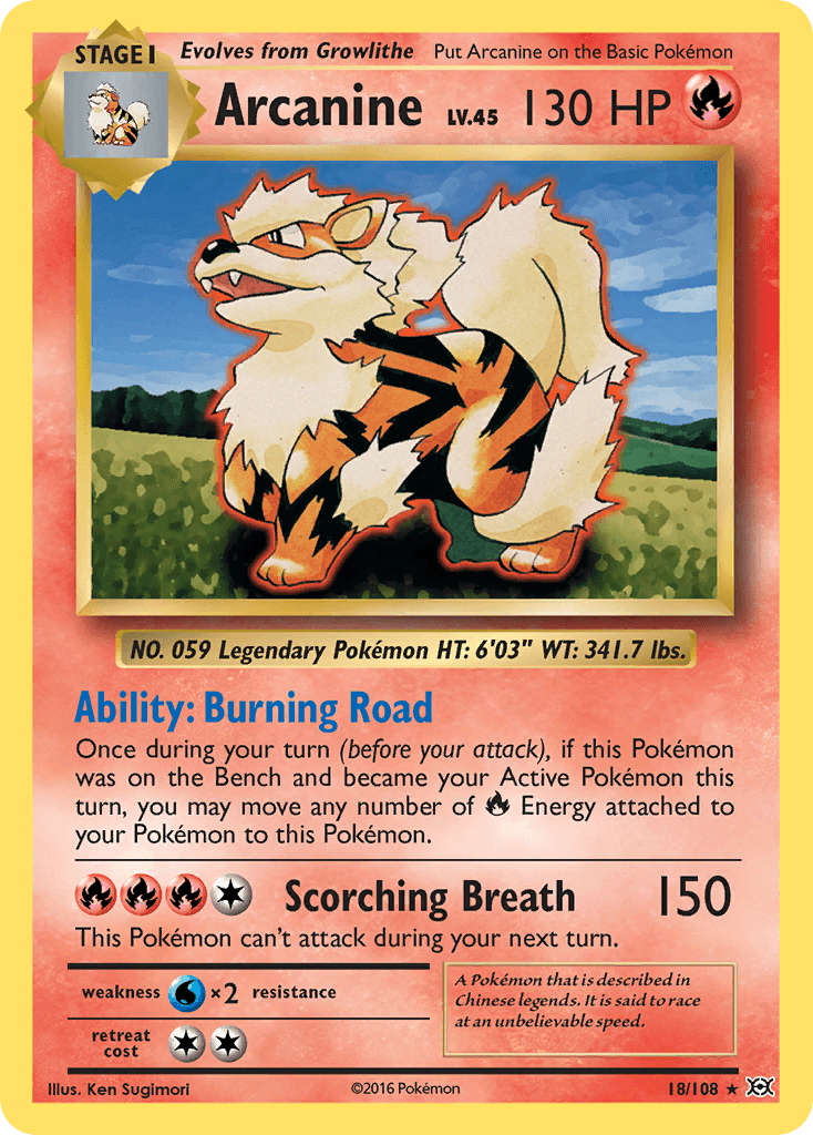 Arcanine Evolutions