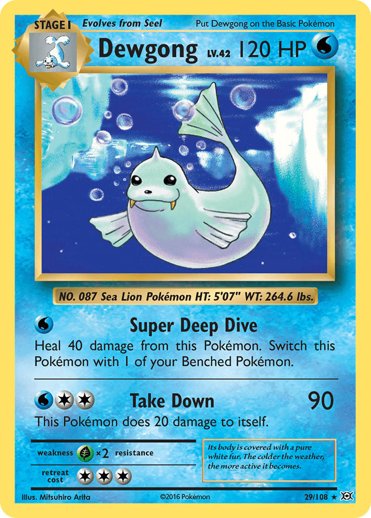 Dewgong Evolutions