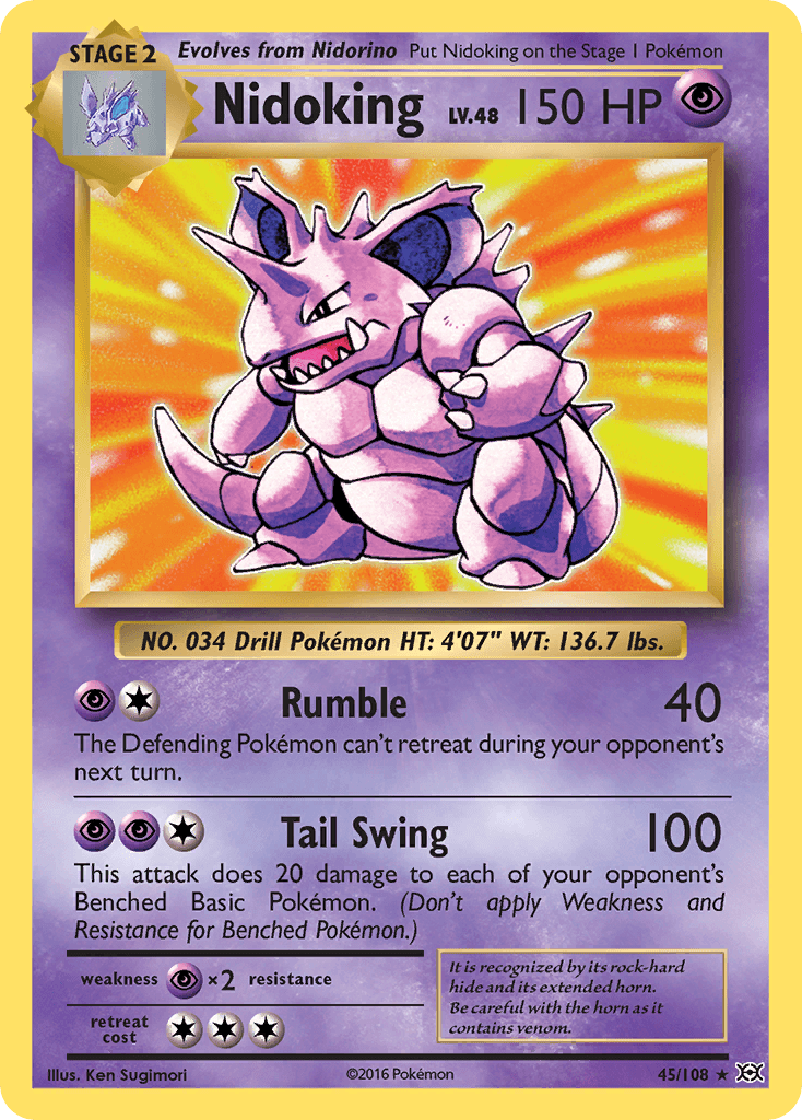 Nidoking Evolutions
