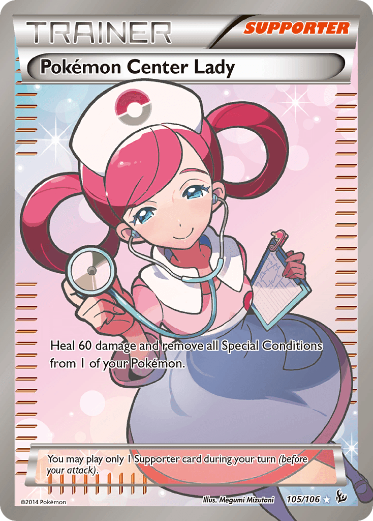 Pokémon Center Lady Flashfire