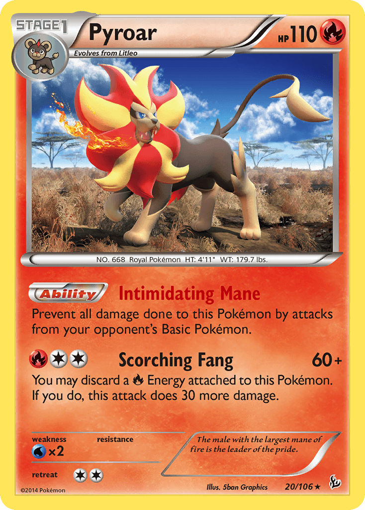 Pyroar Flashfire
