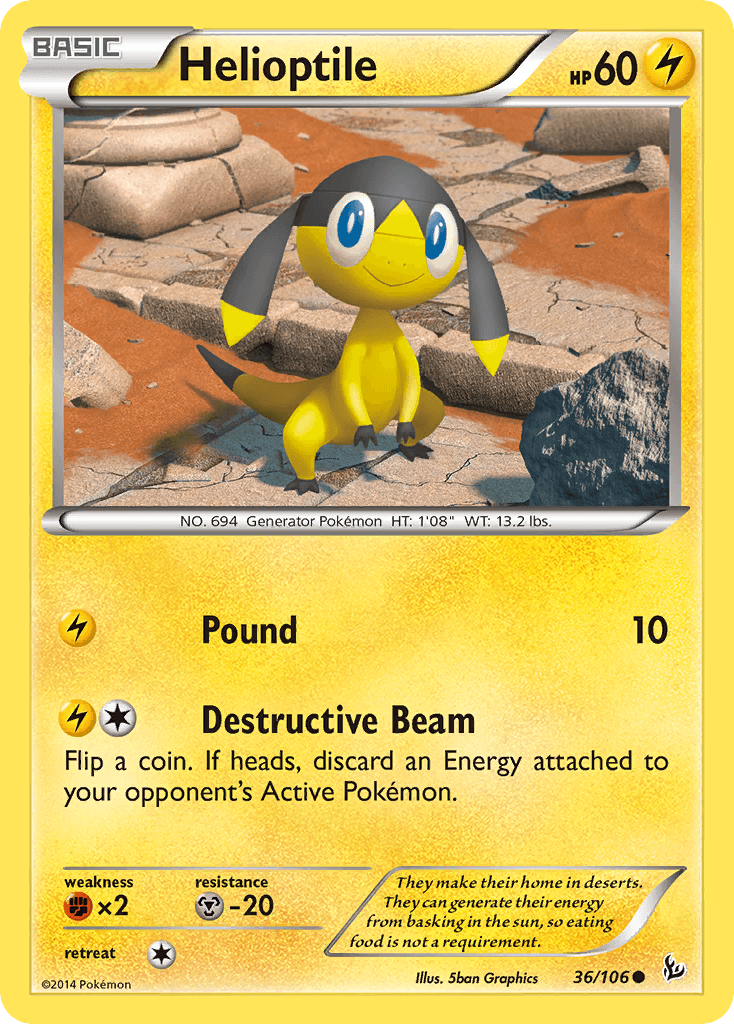 Helioptile Flashfire