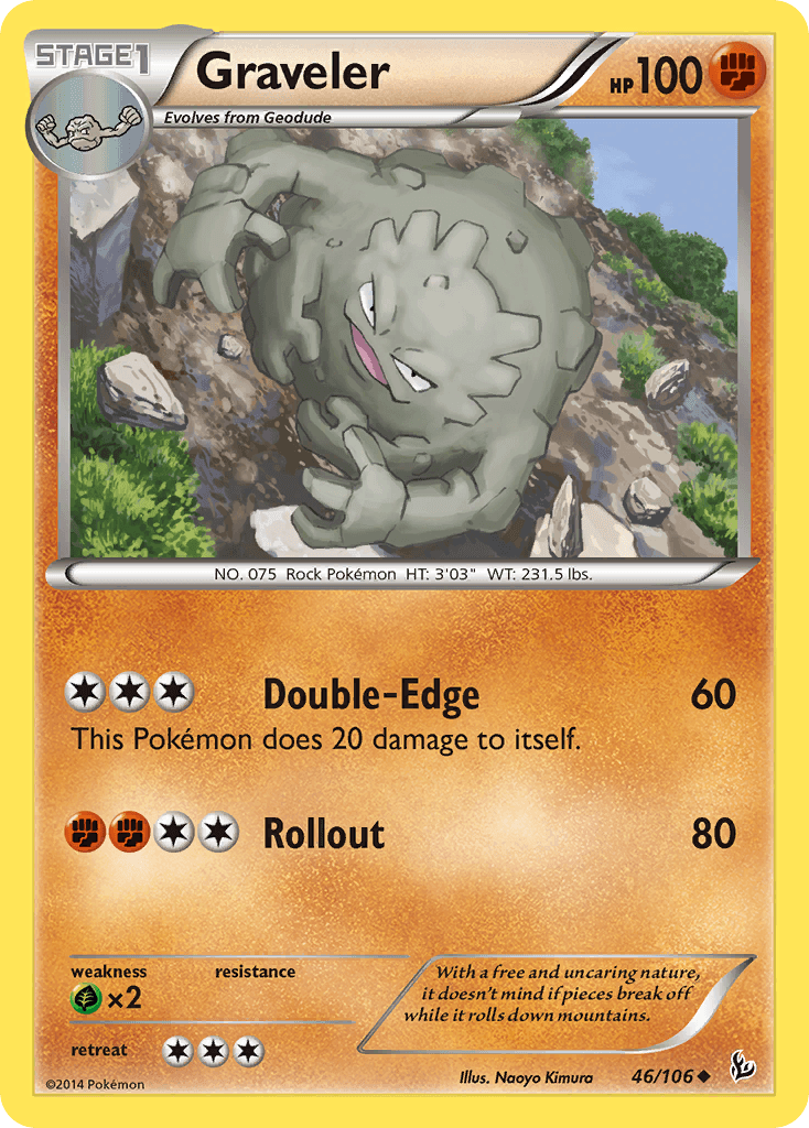 Graveler Flashfire