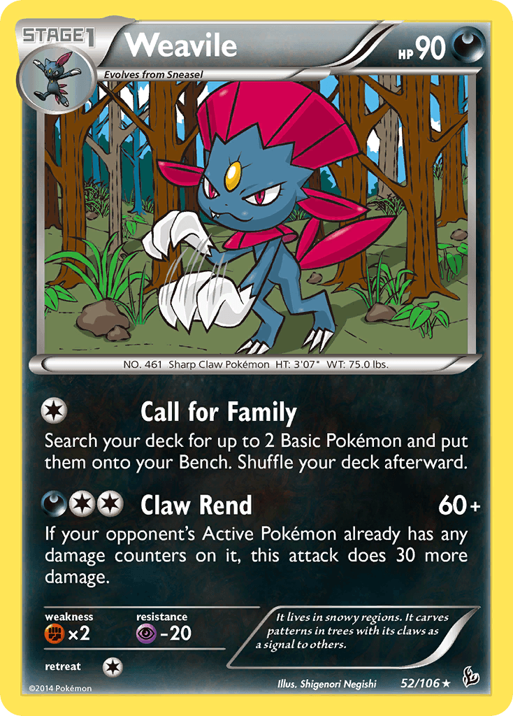 Weavile Flashfire