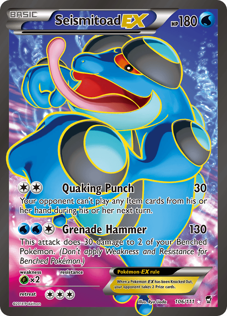 Seismitoad-EX Furious Fists