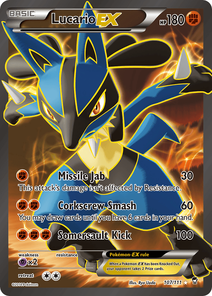 Lucario-EX Furious Fists