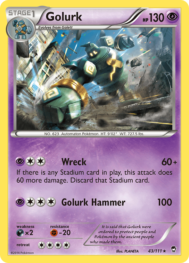 Golurk Furious Fists
