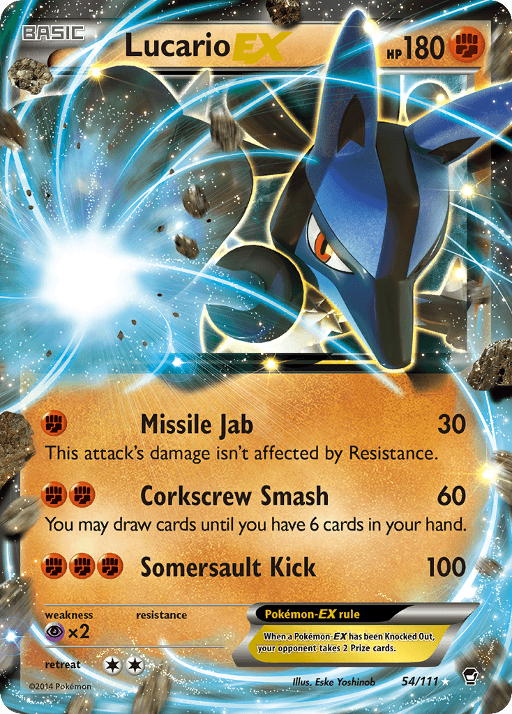 Lucario-EX Furious Fists