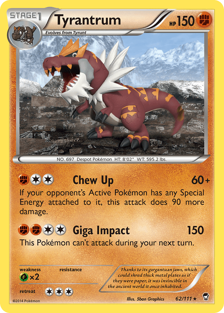 Tyrantrum Furious Fists