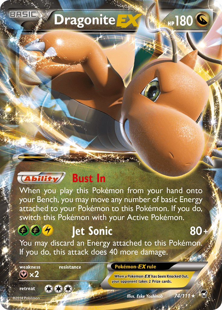 Dragonite-EX Furious Fists