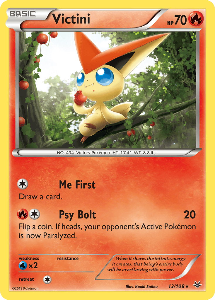 Victini Roaring Skies