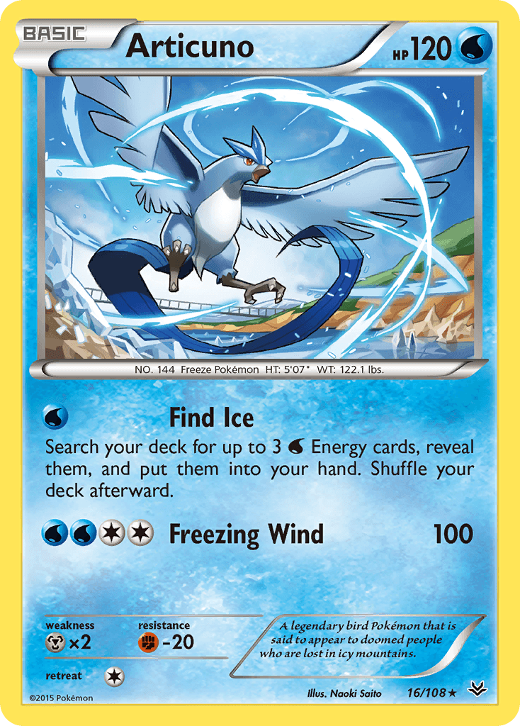 Articuno Roaring Skies