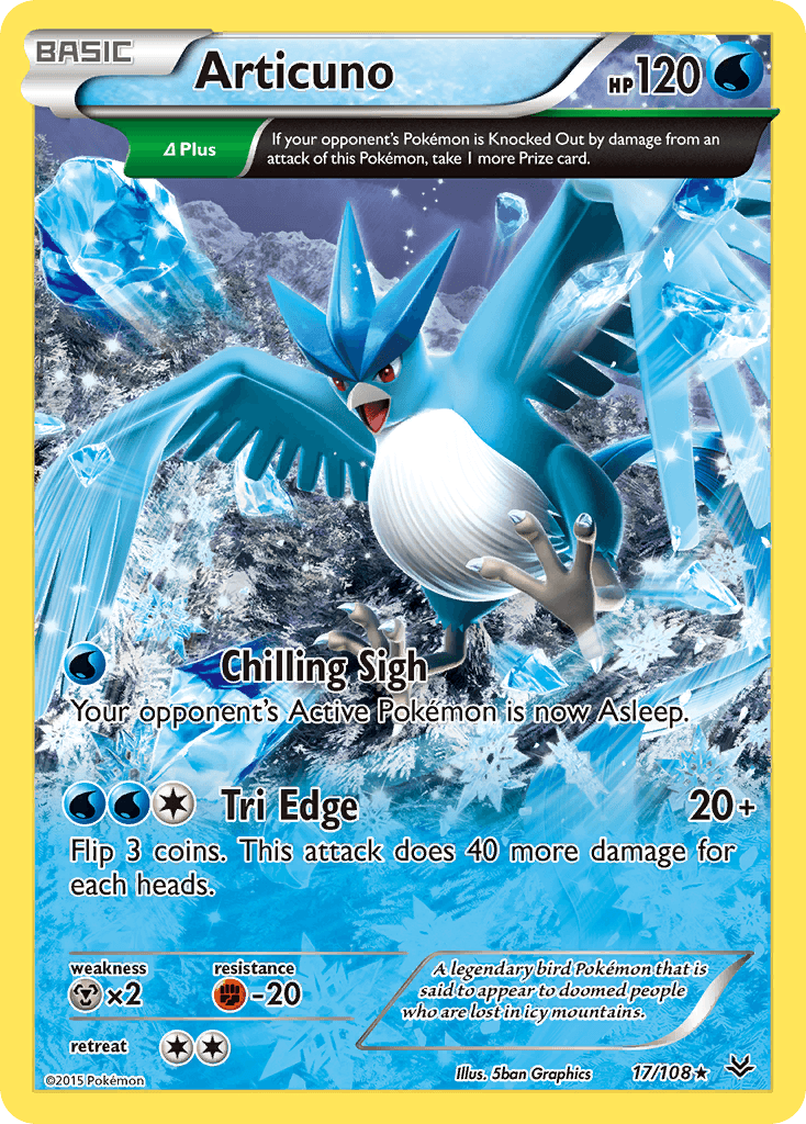 Articuno Roaring Skies