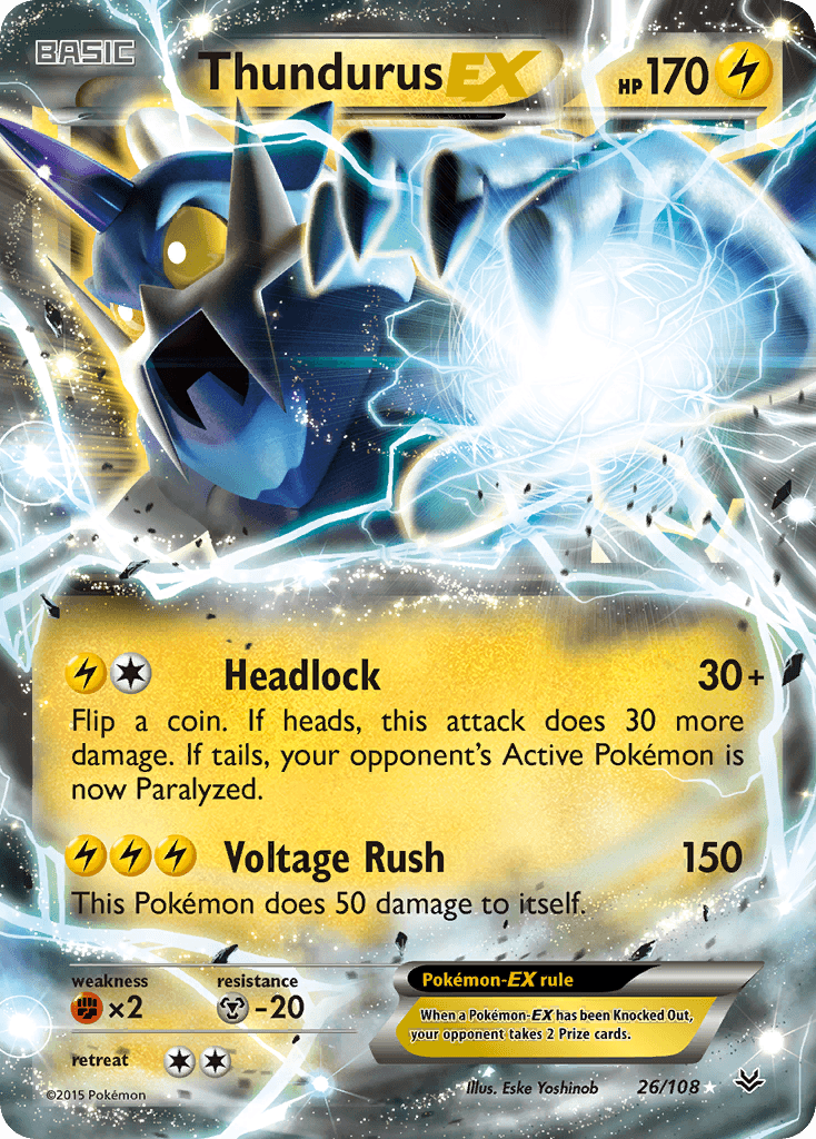 Thundurus-EX Roaring Skies