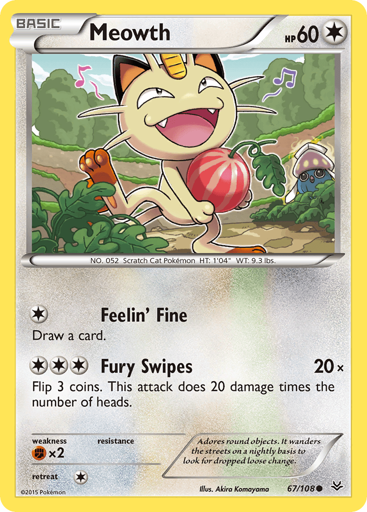 Meowth Roaring Skies