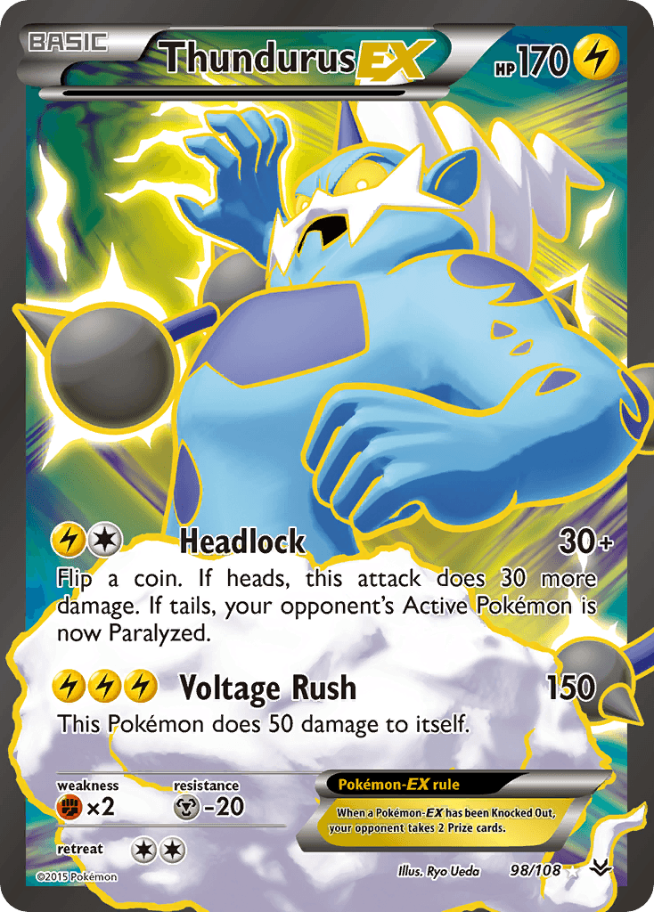 Thundurus-EX Roaring Skies