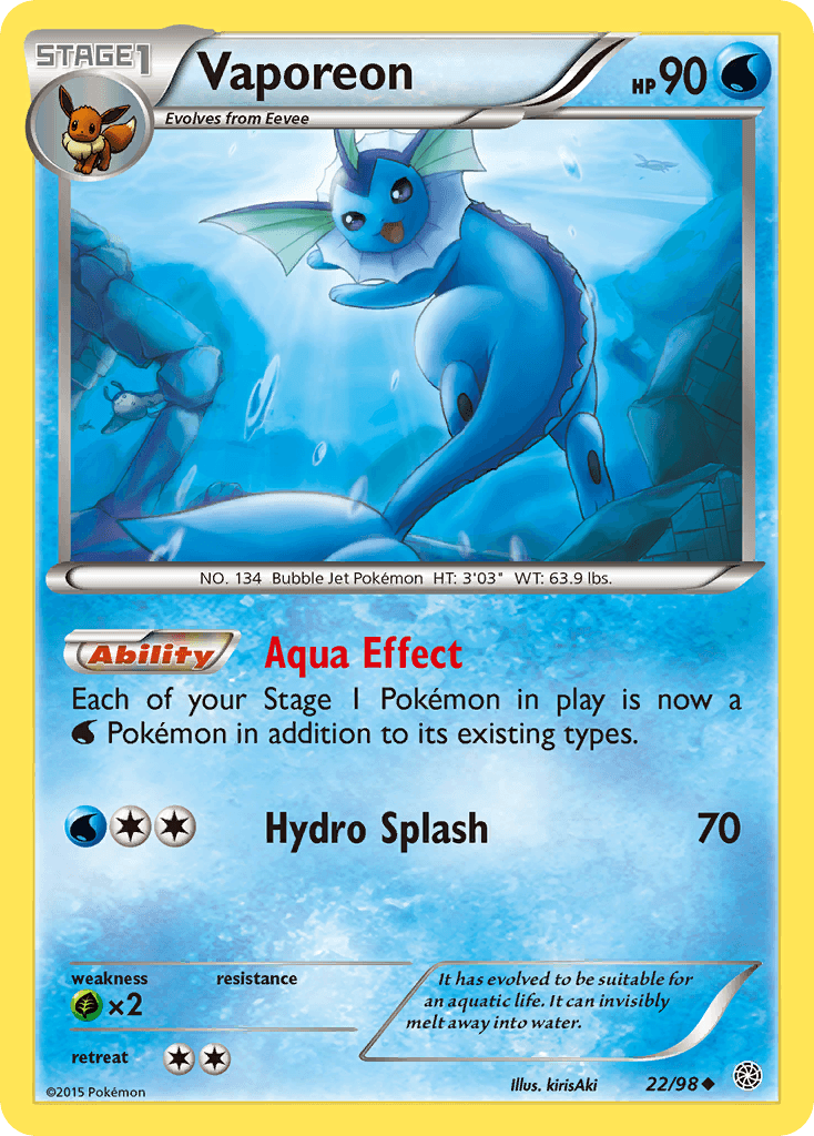 Vaporeon Ancient Origins