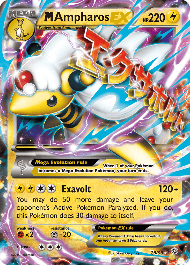 M Ampharos-EX Ancient Origins