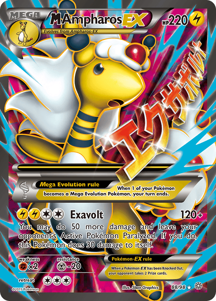 M Ampharos-EX Ancient Origins