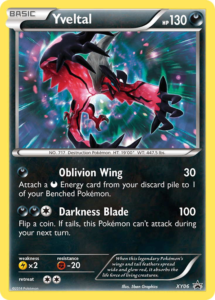 Yveltal XY Black Star Promos