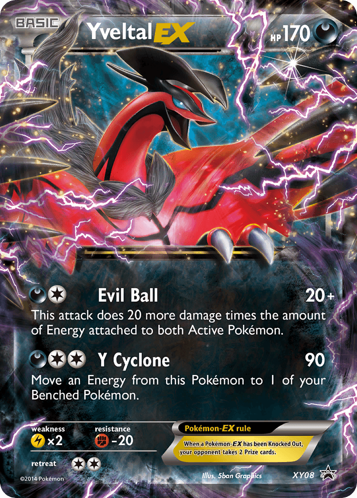 Yveltal-EX XY Black Star Promos