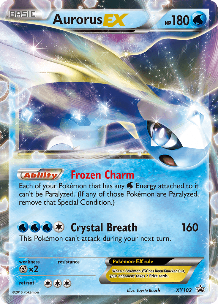 Aurorus-EX XY Black Star Promos