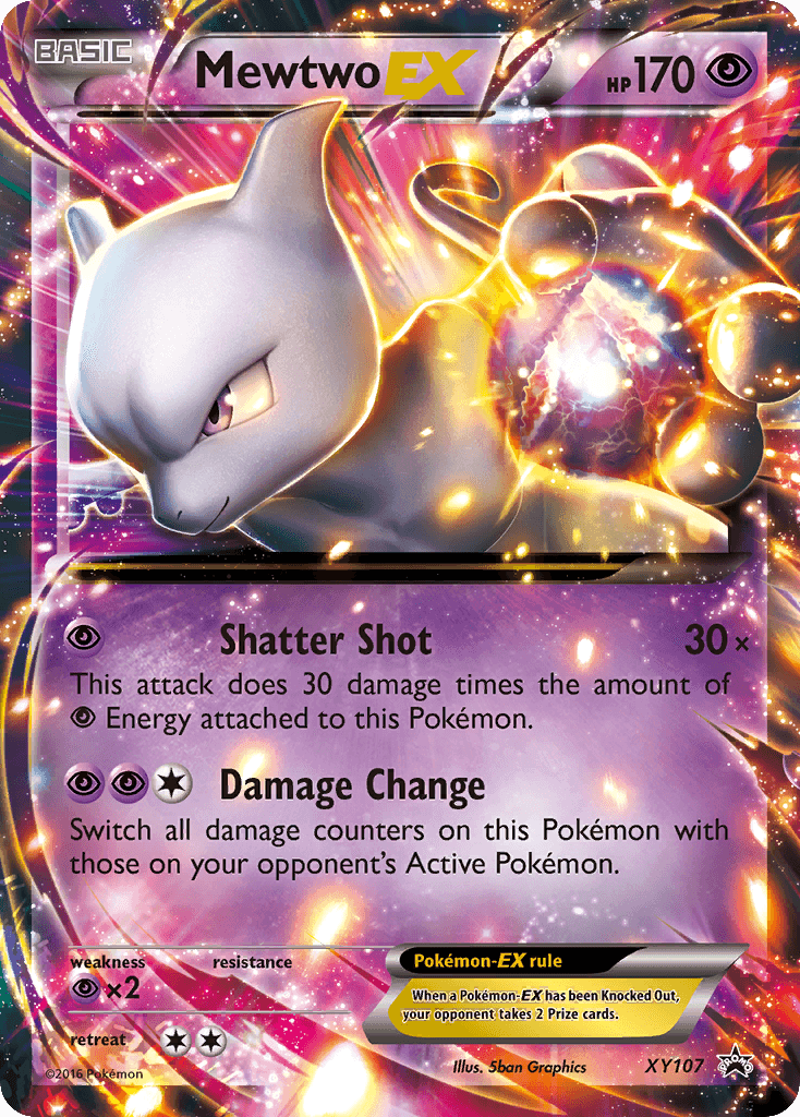 Mewtwo-EX XY Black Star Promos