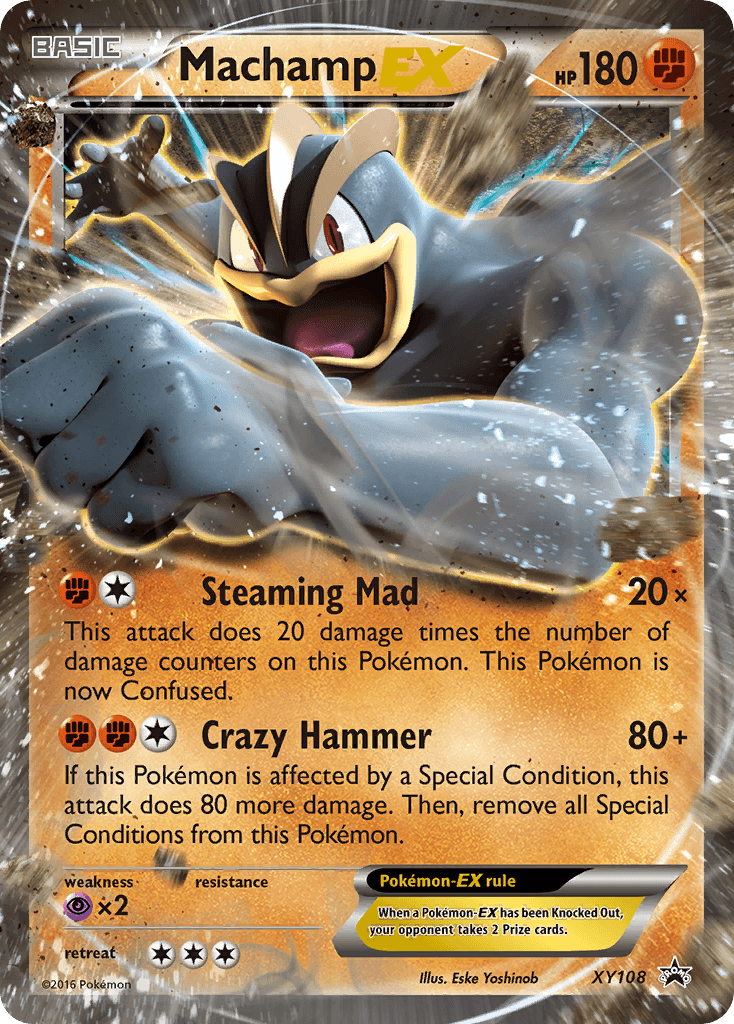 Machamp-EX XY Black Star Promos