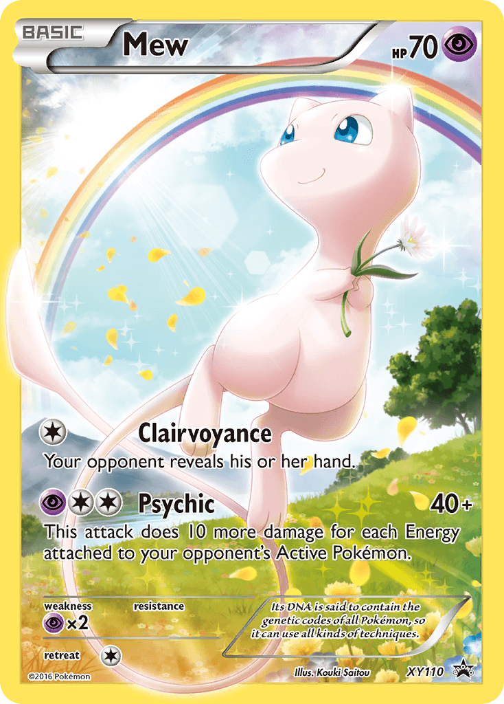 Mew XY Black Star Promos