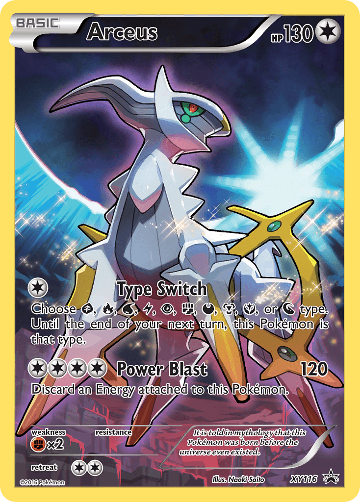 Arceus XY Black Star Promos