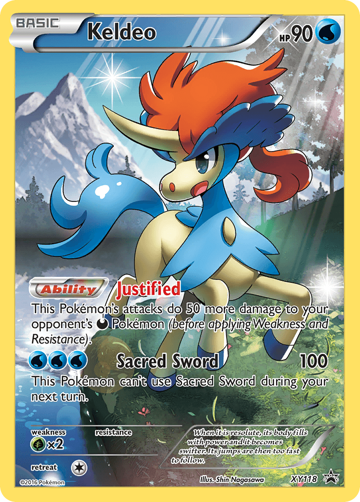 Keldeo XY Black Star Promos