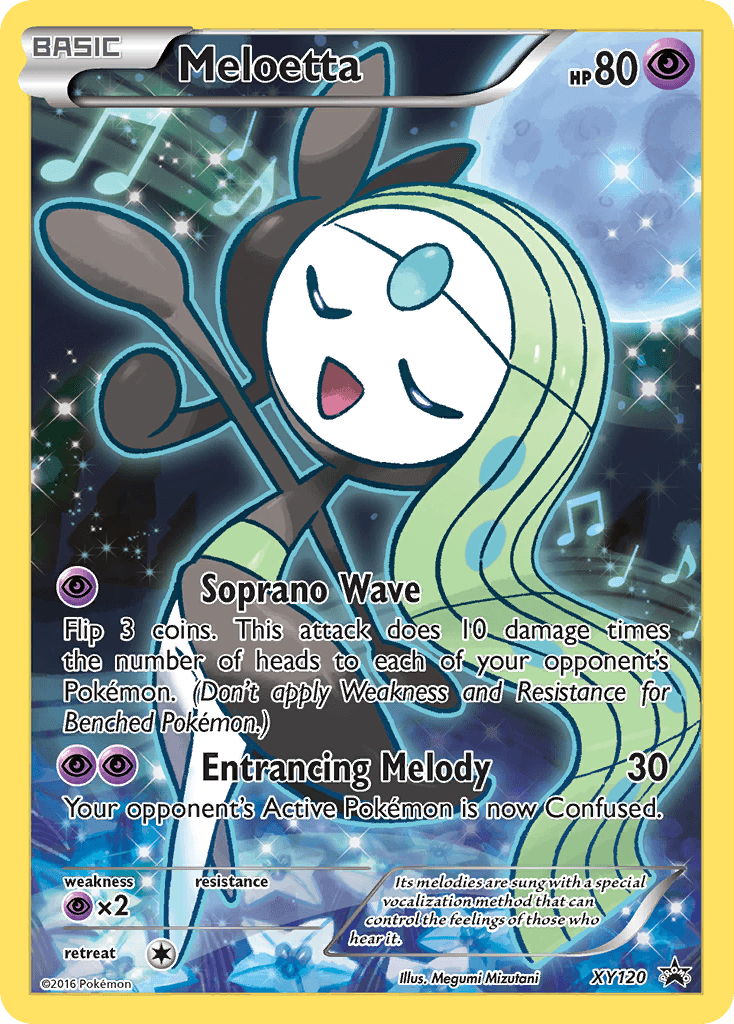 Meloetta XY Black Star Promos