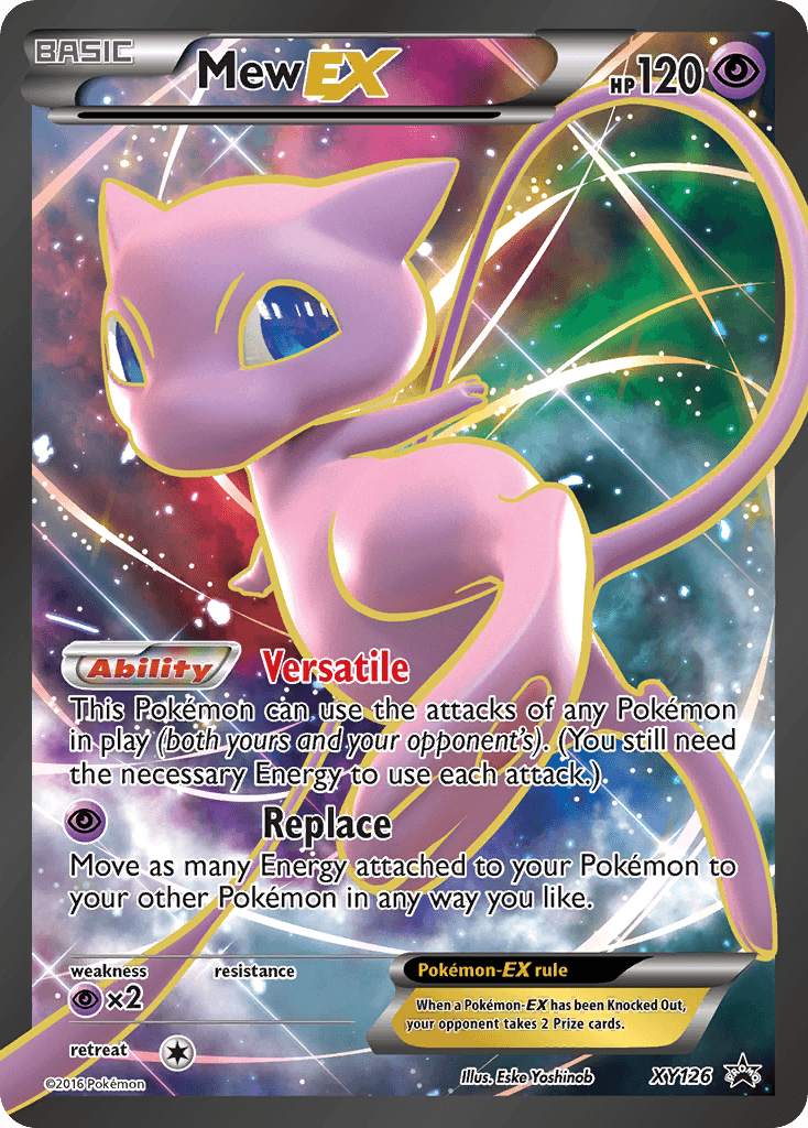 Mew-EX XY Black Star Promos