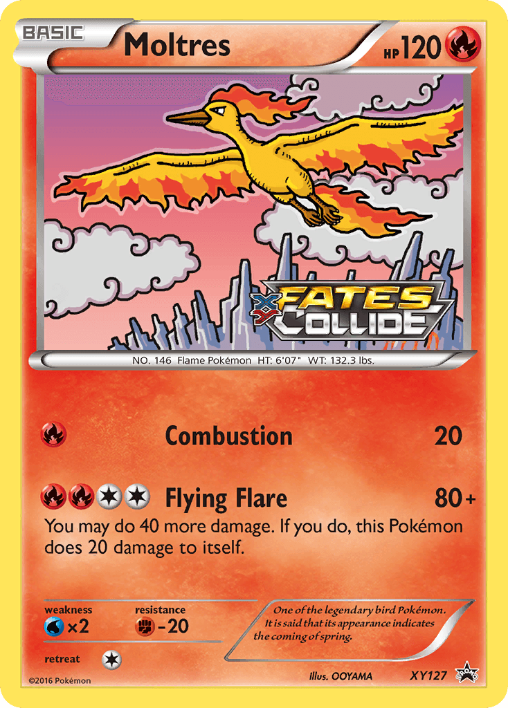 Moltres XY Black Star Promos