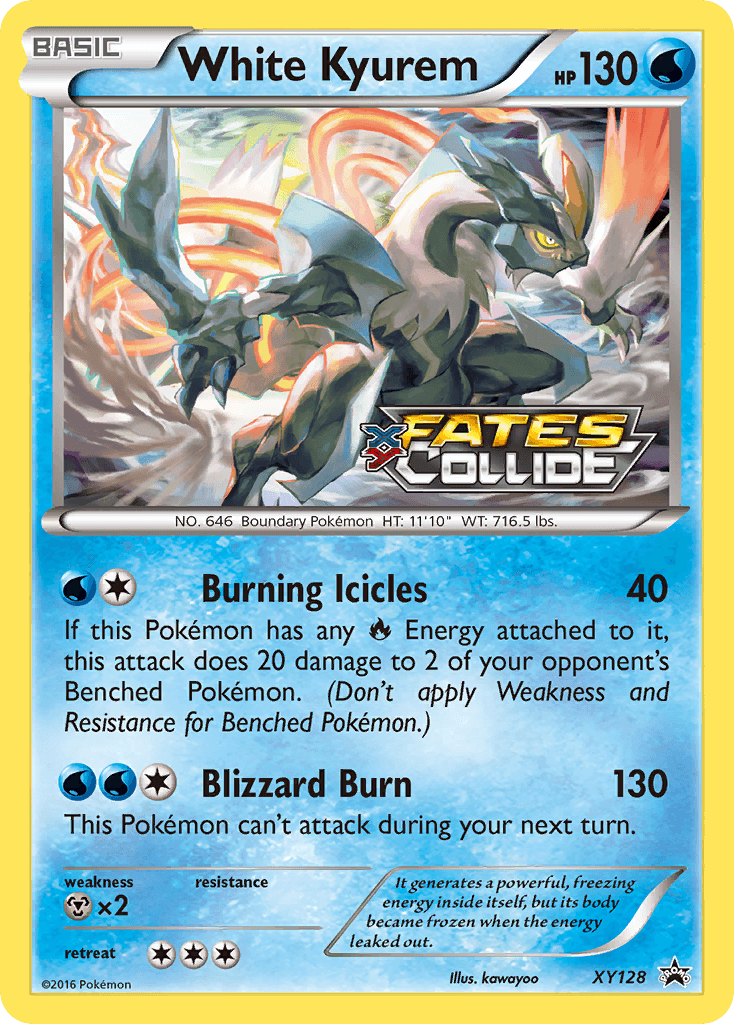 White Kyurem XY Black Star Promos