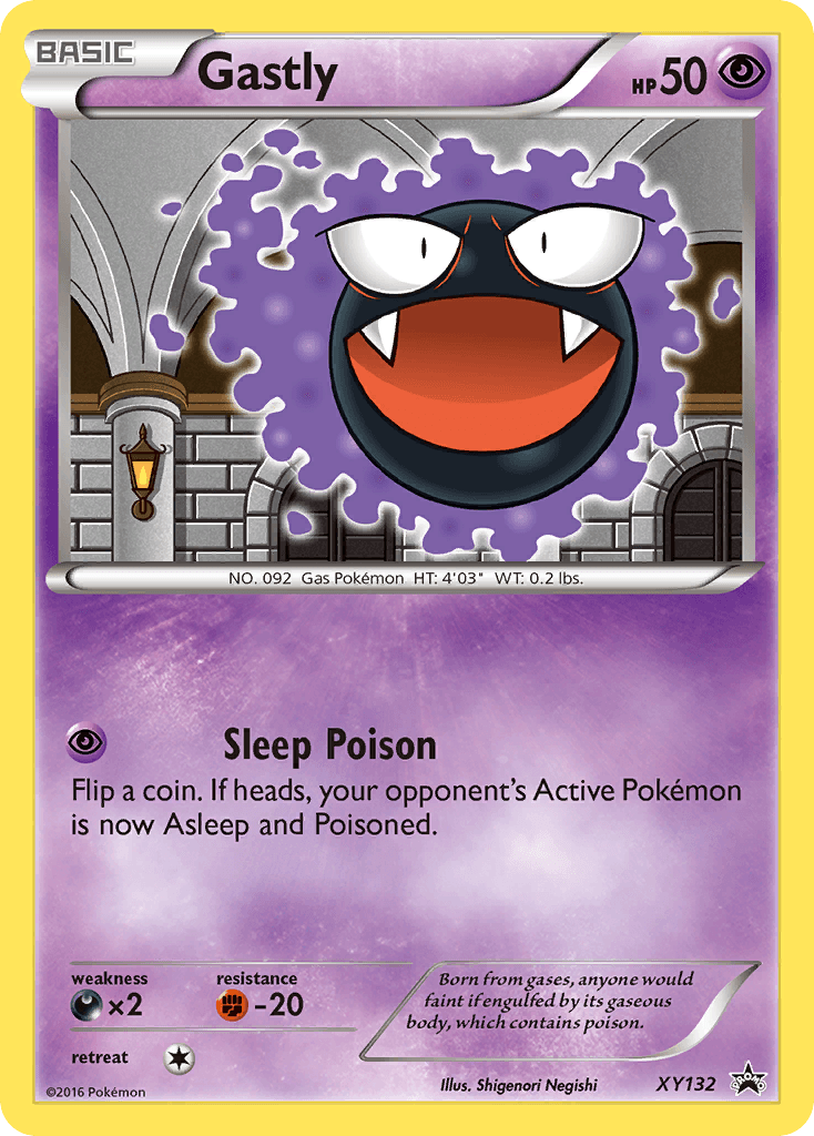 Gastly XY Black Star Promos