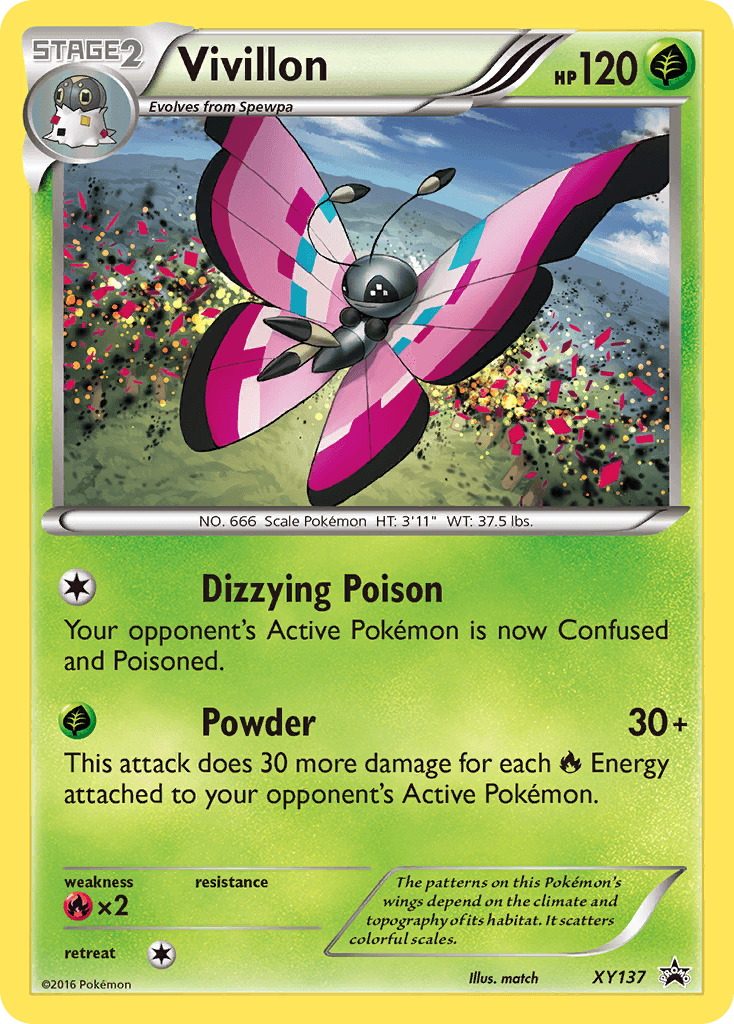 Vivillon XY Black Star Promos