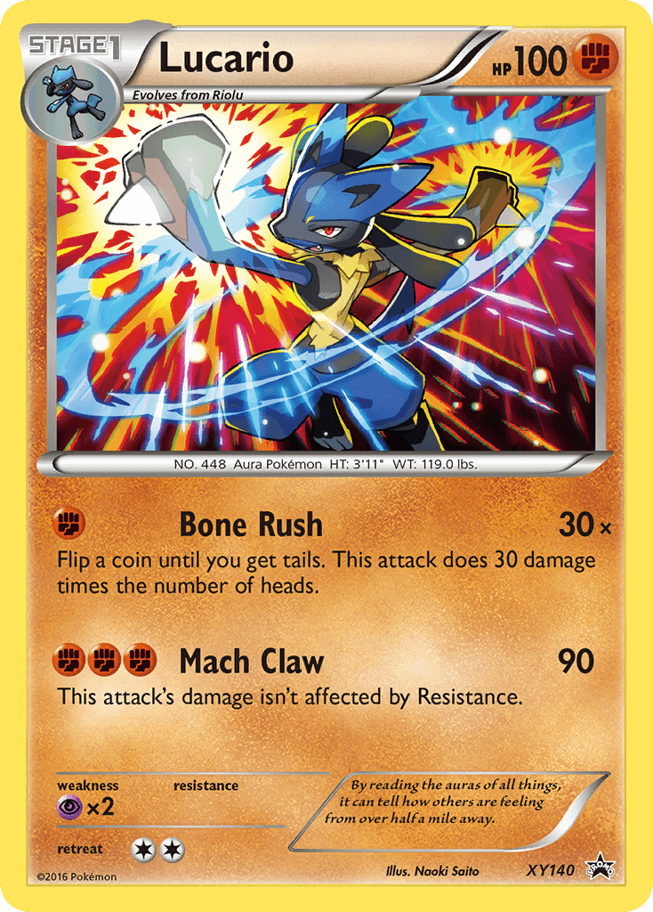 Lucario XY Black Star Promos